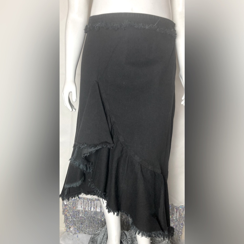 NWT Ashley Stewart black denim skirt size 18